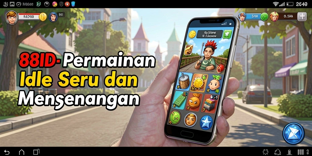 Screenshot utama 88ID menampilkan gameplay santai dan menyenangkan.