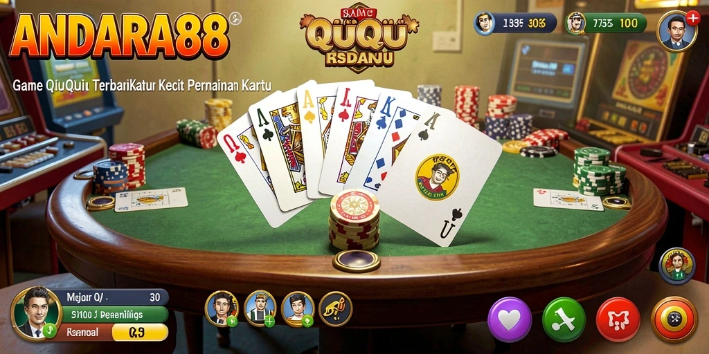 Tampilan gameplay menarik QiuQiu di ANDARA88.