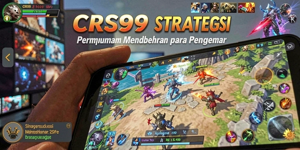 Tampilan gameplay CRS99 yang menegangkan dalam pertempuran strategi.