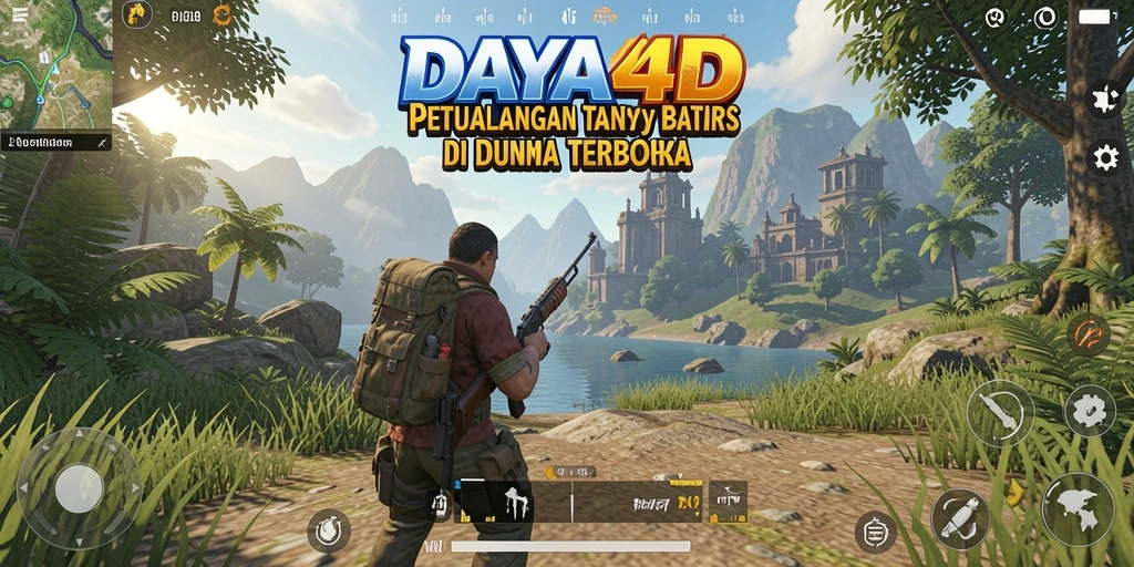 Tampilan gameplay yang menakjubkan dalam dunia terbuka DAYA4D.