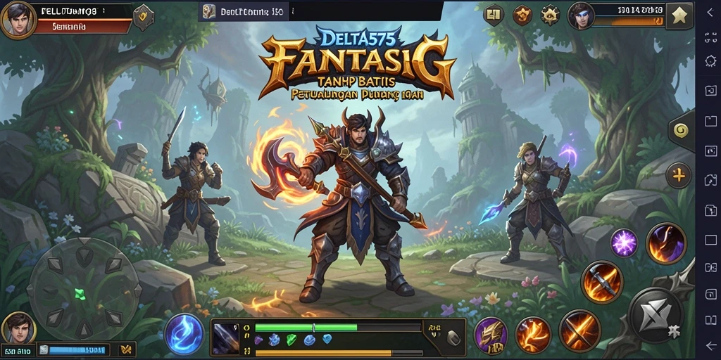 Tampilan menakjubkan dari gameplay ARPG DELTA575 yang mendebarkan.