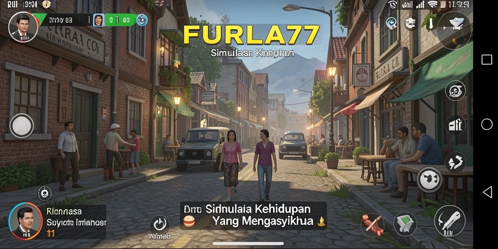 Tampilan gameplay menarik dari FURLA77 yang memukau.