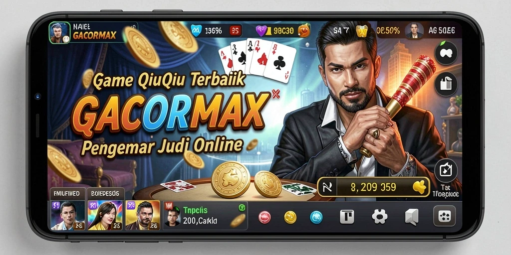 Screenshot menunjukkan gameplay seru QiuQiu di GACORMAX.