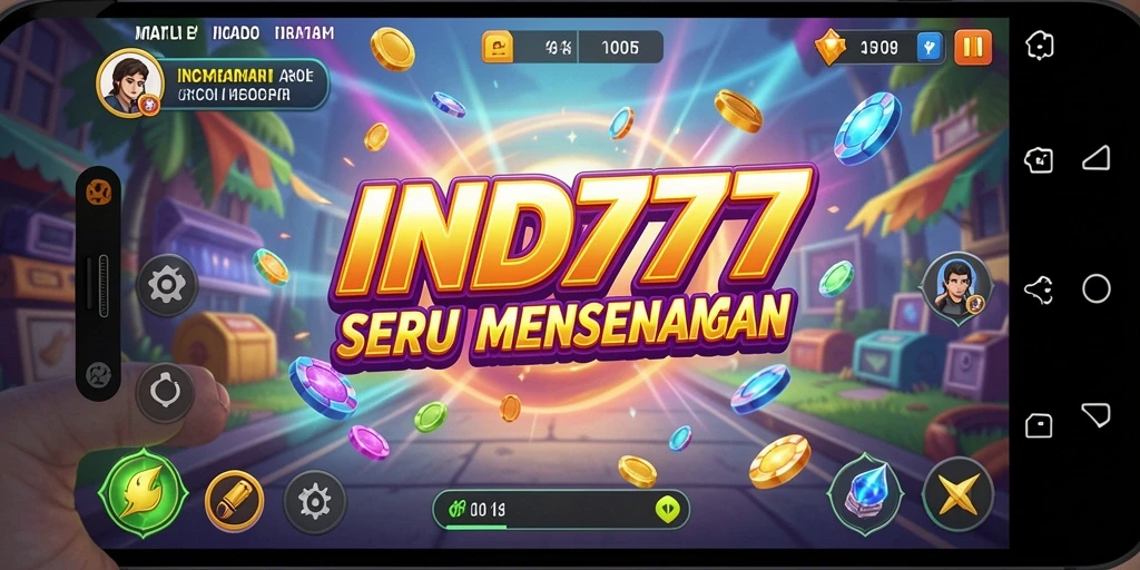 Tampilan gameplay IND777 yang menarik dan penuh warna.