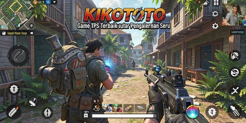 Tampilan gameplay KIKOTOTO yang mendebarkan dan penuh aksi.