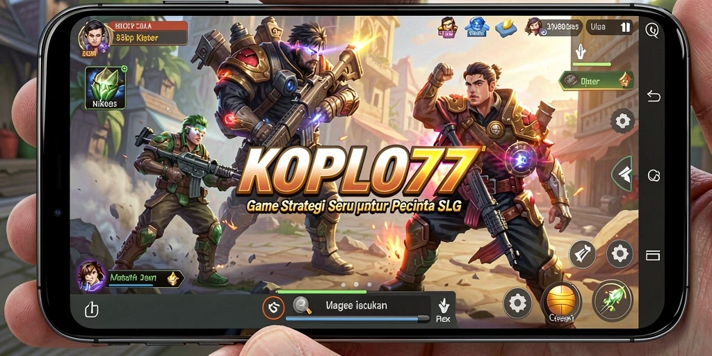 Screenshot gameplay SLG KOPLO77 yang menampilkan serangan strategis.