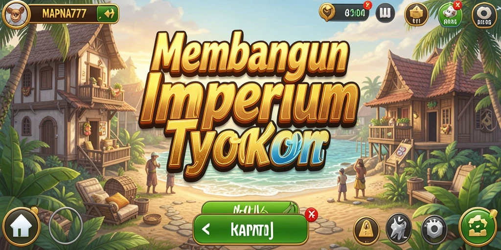 Screenshot gameplay MAPNA777 menampilkan momen seru di dunia Tycoon.