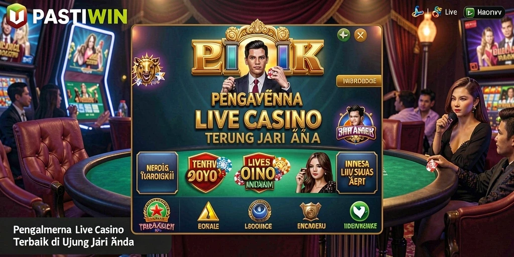 Gameplay Live Casino interaktif dengan dealer langsung yang menarik.
