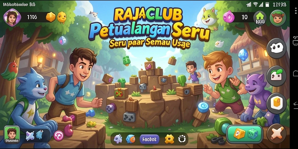 Tampilan gameplay RAJACLUB yang menantang dan mengasyikkan.