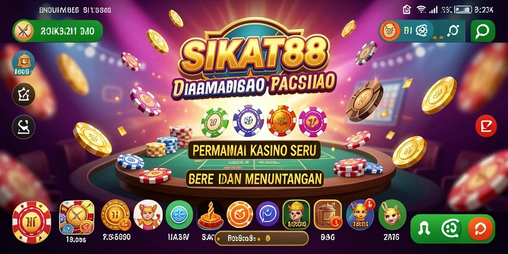Gameplay menarik SIKAT88 dengan desain yang menawan dan dunia Kasino.