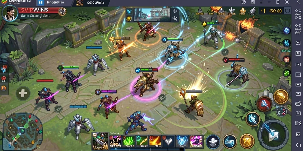 Screenshot gameplay SVIPWINS yang menarik memperlihatkan aksi strategis.