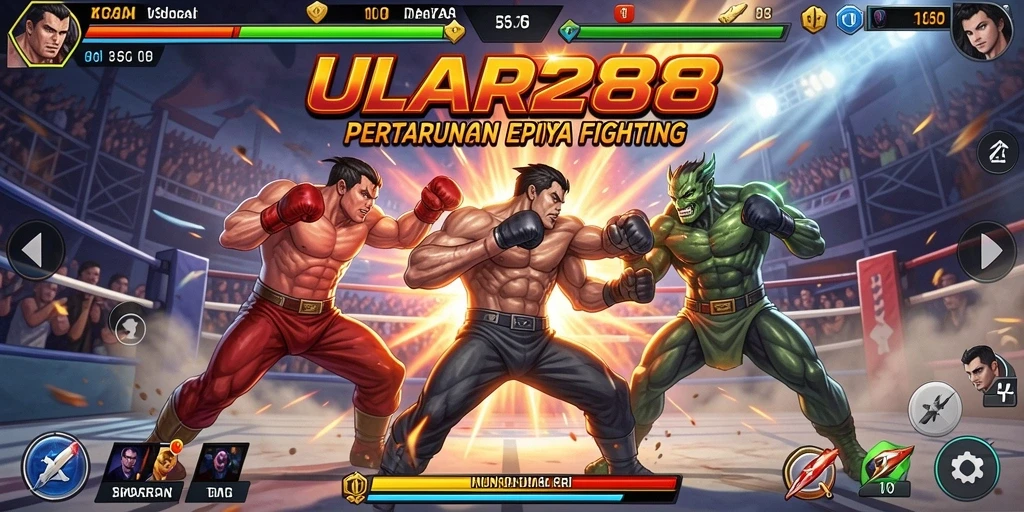 Tampilan seru dari pertarungan di ULAR288.